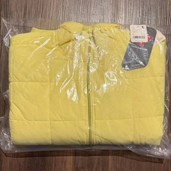 Free People Pippa Packable Puffer Jacket Blinding Lights Yellow - Picture 10 of 12